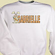 Carrot Name Personalized Easter Sweatshirt 5095X