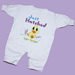 Just Hatched Personalized Fleece Romper