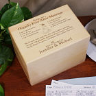 Engraved Happily Ever After Recipe Box