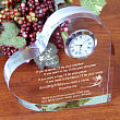 722372 - Friendship Keepsake Heart Clock - Anytime you need a friend