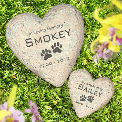 Engraved Pet Memorial Garden Stone GiftsForYouNow