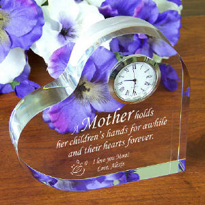 Personalized Mother's Day Keepsake Clock
