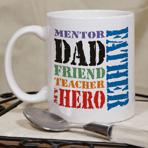 Dad#44; My Hero Father's Day Coffee Mug