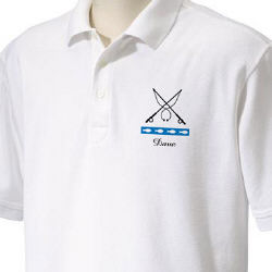 Gone Fishing Personalized Polo Shirt