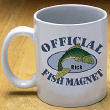 Fish Magnet Personalized Coffee Mug Fish Magnet Personalized Coffee Mug