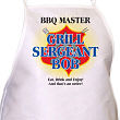 Grill Sergeant BBQ Personalized Apron 817157
