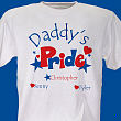 3355x - Heart and Stars Pride T-Shirt Personalized Fathers Day Shirt