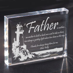 Lighting The Way Personalized Father's Day Keepsake