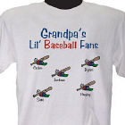 Personalized Baseball Fans T-Shirts