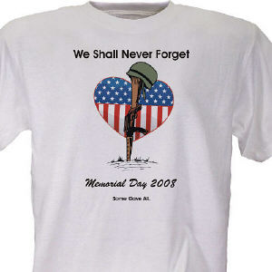 Memorial Day Personalized T-Shirt
