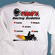 52372X - Motorcycle Racing Buddies Personalized Sweatshirt  