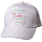 Personalized Hat for Dad - It Takes Balls
