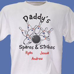 Spares Strikes Bowling T-Shirt