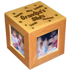 Stars Photo Cube