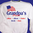 5084x - USA American Pride Personalized Sweatshirt
