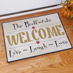 Live, Love, Laugh Doormat