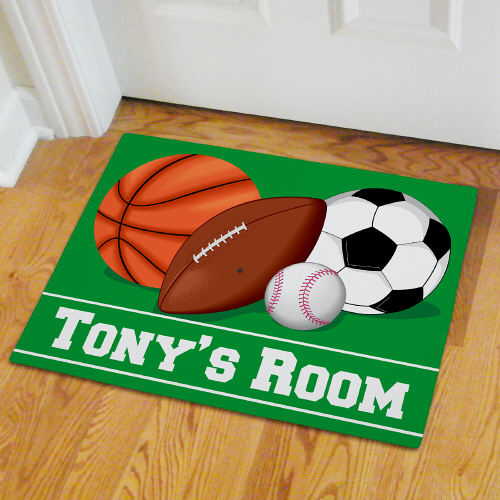 Personalized Sports Fan Doormat GiftsForYouNow