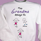 Belongs To Personalized Sweatshirt