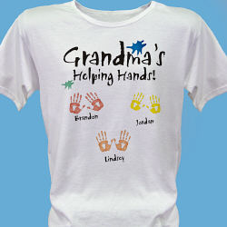 Helping Hands Personalized Scoop Neck T-Shirt
