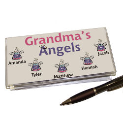 Little Angels Personalized Checkbook Cover