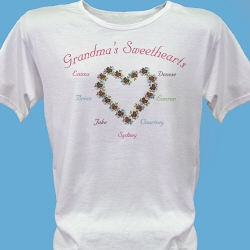 Sweethearts Personalized Scoop Neck T-Shirt