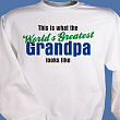 World's Greatest Personalized Sweatshirt