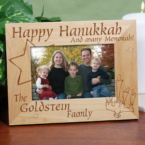 Many Menorah Picture Frame
