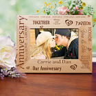 Our Anniversary Wood Picture Frame