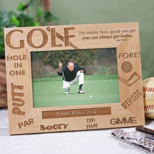 Personalized Golf Photo Frame GiftsForYouNow