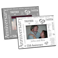 Our Silver Anniversary Printed Frame