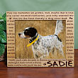 Personalized Pet Memorial Wood Picture Frame
