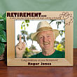 Personalized Retirement Wood Picture Frame