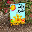 Personalized Life's A Beach Garden Flag