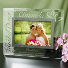 Maid of Honor Glass Picture Frame