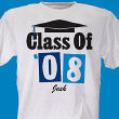 31701X - Class of '08 Graduation Personalized T-Shirt