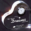 77832 - Dreams Come True Graduation Keepsake Heart Clock