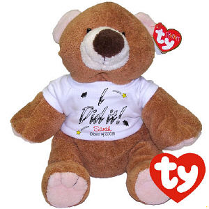 I Did It Graduation Ty Inc. "Slumbers" Teddy Bear