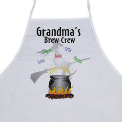 Brew Crew Personalized Halloween Apron