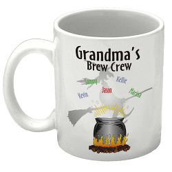 Brew Crew Personalized Halloween Coffee Mug