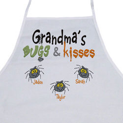 Bugs and Kisses Personalized Halloween Apron