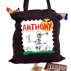 Dancin' Skeleton Trick or Treat Bag