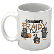 23520 - Fraidy Cats Personalized Halloween Coffee Mug