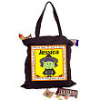 G11978 - Tricks or Treats Character Personalized Black Canvas Trick or Treat Bag