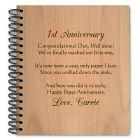 Anniversary Rose Wooden Photo Album