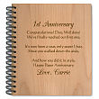 Anniversary Rose Wooden Photo Album