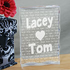 I Love You Valentine Keepsake