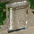 Retirement Keepsake Block 721831