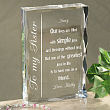 To My Sister Keepsake Block