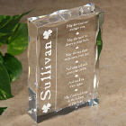 Until We Meet Again...Personalized Irish Blessing Keepsake Block