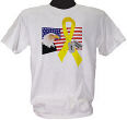 31854X - American Eagle Welcome Home Personalized Military T-shirt 